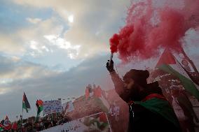 Demonstration To Call For A Ceasefire In The Conflict Between Israel And Hamas In Rome