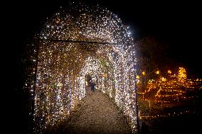 Botanical Garden Lights Up With Illuminated Animals For Christmas