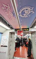 Disneyland Zootopia Theme Subway in Shanghai