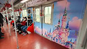 Disneyland Zootopia Theme Subway in Shanghai