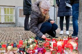 CZECH REPUBLIC-PRAGUE-SHOOTING VICTIM-MOURNING