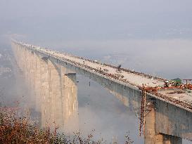 Hgh-speed Railway Under Construction in Yichang