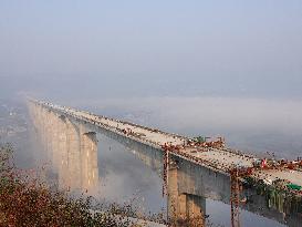 Hgh-speed Railway Under Construction in Yichang