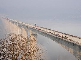 Hgh-speed Railway Under Construction in Yichang