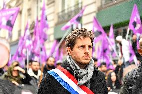 Rally In Tribute To The Three Kurdish Victims Killed A Year Ago - Paris