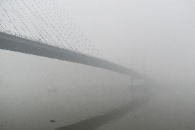 Foggy Morning In Kolkata, India