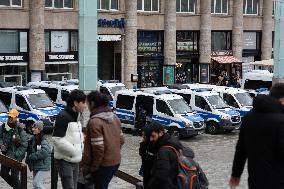 High Security At Cologne Cathedral As Warning Of Alleged Terror Attack Planned For New Yar Eve