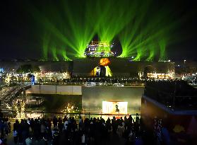 A Light Show Welcome The New Year in Suzhou