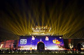 A Light Show Welcome The New Year in Suzhou