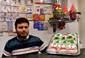 SYRIA-DAMASCUS-CHRISTMAS-SWEETS