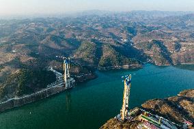 CHINA-HUBEI-HANJIANG GRAND BRIDGE-CONSTRUCTION (CN)