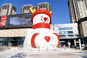 Giant Snowman in Changchun