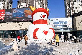 Giant Snowman in Changchun