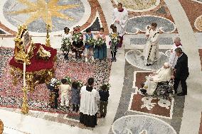 Pope Presides Over The Christmas Eve Midnight Mass - Vatican