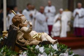 Pope Presides Over The Christmas Eve Midnight Mass - Vatican