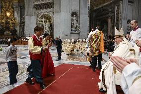 Pope Presides Over The Christmas Eve Midnight Mass - Vatican