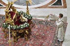 Pope Presides Over The Christmas Eve Midnight Mass - Vatican