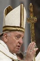 Pope Presides Over The Christmas Eve Midnight Mass - Vatican