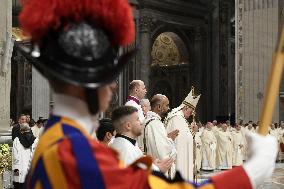 Pope Presides Over The Christmas Eve Midnight Mass - Vatican