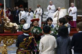 Pope Presides Over The Christmas Eve Midnight Mass - Vatican