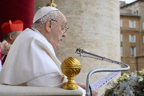 Pope Francis Delivers Christmas Urbi et Orbi Message - Vatican