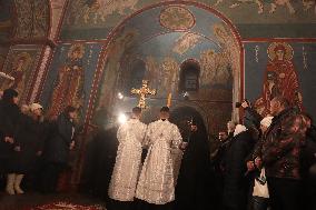 All-night vigil in Kyiv on Christmas Eve