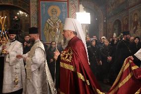 All-night vigil in Kyiv on Christmas Eve