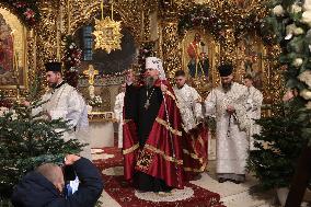 All-night vigil in Kyiv on Christmas Eve