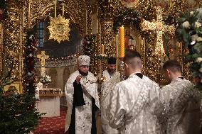 All-night vigil in Kyiv on Christmas Eve