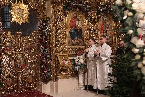 All-night vigil in Kyiv on Christmas Eve