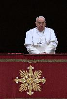 Pope Francis Delivers Christmas Urbi et Orbi Message - Vatican