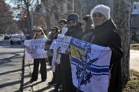 Odesa residents rally outside RMA