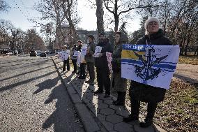 Odesa residents rally outside RMA