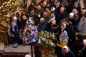 Christmas Divine Liturgy at Transfiguration Cathedral in Vinnytsia