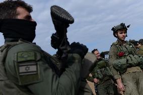 ISRAEL-GAZA-BORDER-ARMY-STAGING AREA