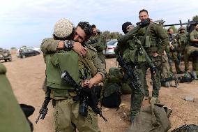 ISRAEL-GAZA-BORDER-ARMY-STAGING AREA