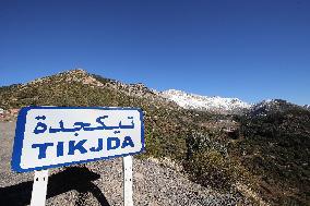 General View Of Tikjda In Algeria
