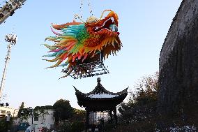 Giant Dragon Lantern in Nanjing