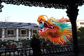 Giant Dragon Lantern in Nanjing