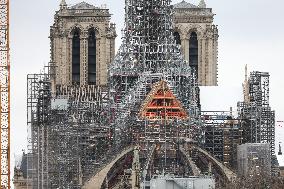 Views Of The Works Of Notre Dame De Paris