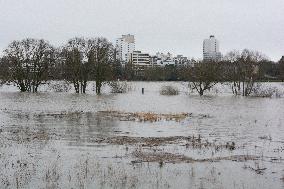 Flood Continues In Bonn