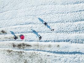 Ice and Snow Park on the Asilisi Grassland in Bijie