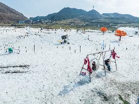 Ice and Snow Park on the Asilisi Grassland in Bijie