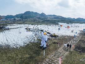 Ice and Snow Park on the Asilisi Grassland in Bijie