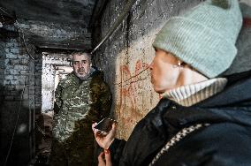 Soldiers of 65th Separate Mechanised Brigade in Zaporizhzhia sector of frontline