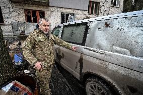 Soldiers of 65th Separate Mechanised Brigade in Zaporizhzhia sector of frontline