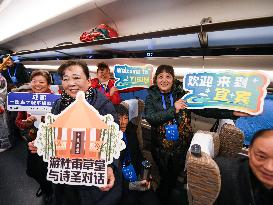 CHINA-SICHUAN-CHENGDU-ZIGONG-YIBIN HIGH-SPEED RAILWAY-OPERATION (CN)