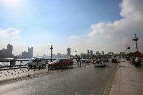 Daily Life On Qasr Al Nile Bridge