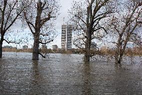 Flood Continues In Cologne