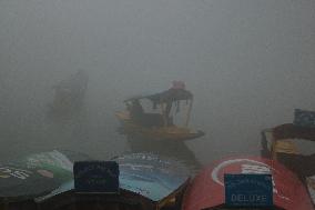 Cold And Foggy Morning In Srinagar
